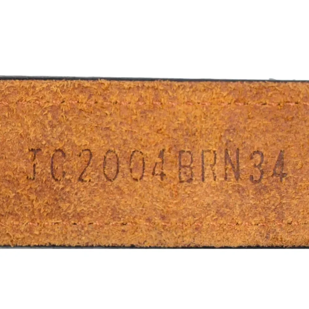 The Original Arizona BROWN REAL LEATHER 1 3/8